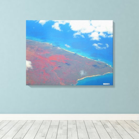 TOILE OAHU HAWAII #26 CANVAS (Insitu (Plancher de Bois))
