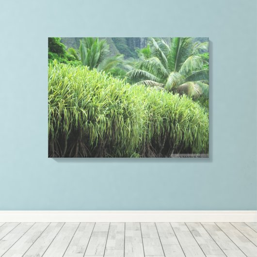 TOILE OAHU HAWAII #2 CANVAS (Insitu (Plancher de Bois))