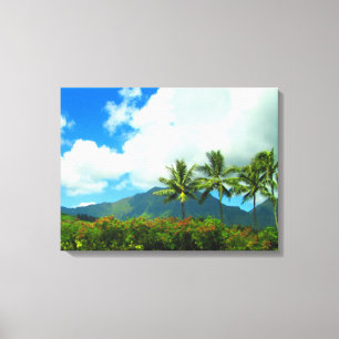 TOILE OAHU HAWAII #6 CANVAS