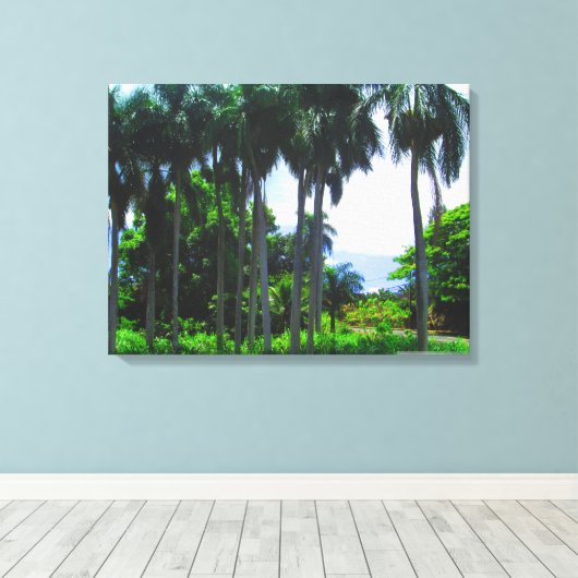 TOILE OAHU HAWAII #9 CANVAS (Insitu (Plancher de Bois))