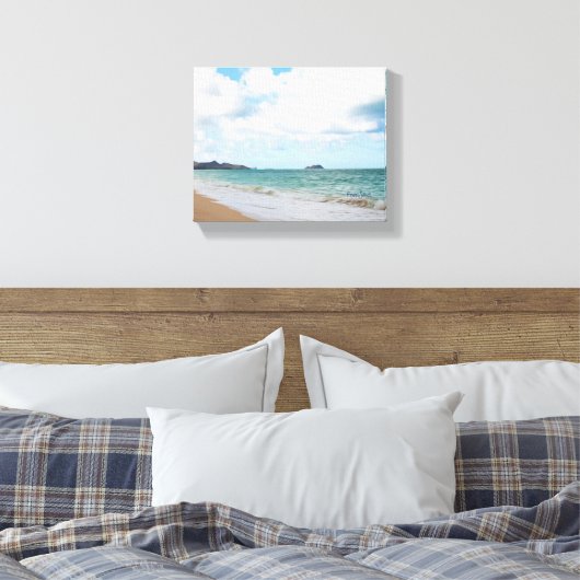 Toile Oahu Hawaii Ocean Waves & Beach (Insitu(Chambre))