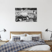 Toile Oahu, Hawaii - Un bison d'eau et un labyrinthe agr (Insitu(Chambre))