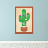 Toile Oasis de Cactus (Insitu (Plancher de Bois))