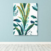 Toile Oasis d'Evergreen : Motif feuillu transparent (Insitu (Plancher de Bois))
