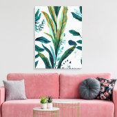 Toile Oasis d'Evergreen : Motif feuillu transparent (Insitu(Salon))