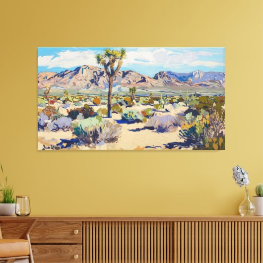 Toile Oasis du désert (Insitu(Salon))