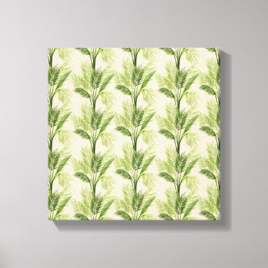 Toile Oasis intérieure | Motif Palm Tree (Recto)