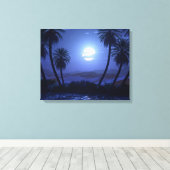 Toile Oasis (Lune Bleue) (Insitu (Plancher de Bois))