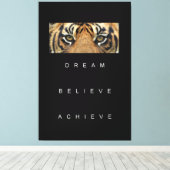 Toile Objectif de réussite motivationnelle Citations Élé (Insitu (Plancher de Bois))