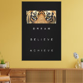 Toile Objectif de réussite motivationnelle Citations Élé (Insitu(Salon))