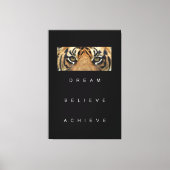 Toile Objectif de réussite motivationnelle Citations Élé (Recto)