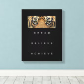 Toile Objectif Motivationnel de l'objectif de succès de  (Insitu (Plancher de Bois))