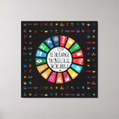 Toile Objectifs de durabilité modernes et élégants Inspi (Recto)