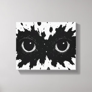 Toile Observateur dans l'Encre : Sigil de la Tache sur l