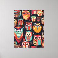 Observateurs de nuit Abstraits