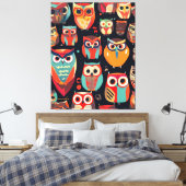 Toile Observateurs de nuit Abstraits (Insitu(Chambre))