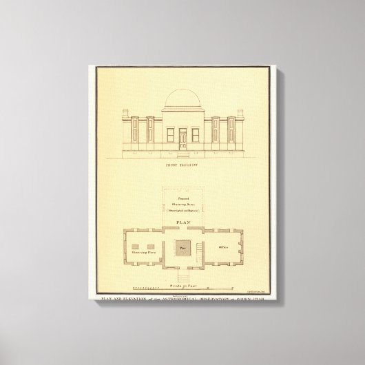 Toile Observatoire astronomique, Ogden, Utah (Recto)
