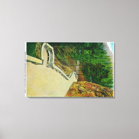 Toile Observatoire de nid d'aigle sur le fleuve Columbia (Recto)