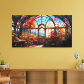 Toile Observatoire Dreamy surchargé de fleurs (Insitu(Salon))