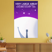 Toile Observatoire spatial Very Large Array art spatial. (Insitu(Salon))