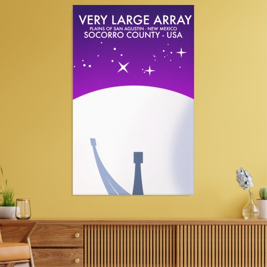 Toile Observatoire spatial Very Large Array art spatial. (Insitu(Salon))