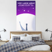 Toile Observatoire spatial Very Large Array art spatial. (Insitu(Chambre))