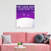Toile Observatoire spatial Very Large Array art spatial. (Insitu(Salon))