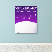Toile Observatoire spatial Very Large Array art spatial. (Insitu (Plancher de Bois))