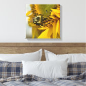 Toile Occupé Bee sur un tournesol (Insitu(Chambre))