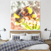 Toile Occupé Occupé Fréquenté Miel Abeille aquarelle pei (Insitu(Chambre))