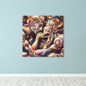 Toile Ocean & Beach Canvas Painting – Coastal Style Wall (Insitu (Plancher de Bois))