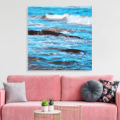 Toile Océan Bleu (Insitu(Salon))