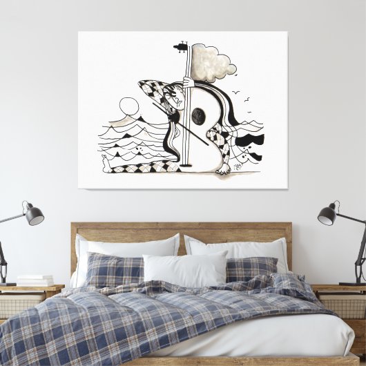 TOILE OCEAN CONCERT FOR SOFIA  (Insitu(Chambre))