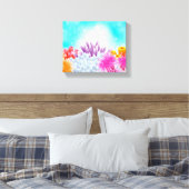 Toile Océan corallien (Insitu(Chambre))