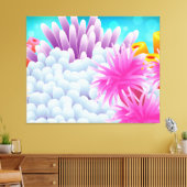 Toile Océan corallien (Insitu(Salon))