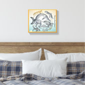 Toile "Océan en danger" (Insitu(Chambre))