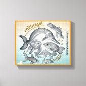 Toile "Océan en danger" (Recto)