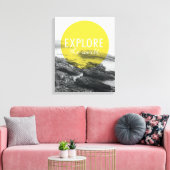 Toile Océan | Explorer La Devis Mondiale (Insitu(Salon))