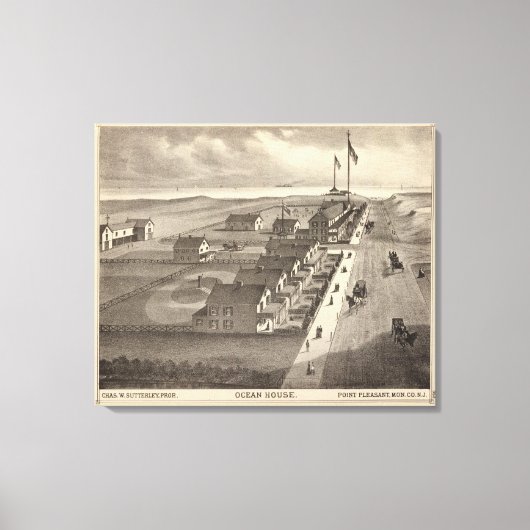 Toile Ocean House, Point Pleasant, NJ (Recto)