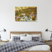 Toile Océan Jasper de couleur jaune (Insitu(Chambre))