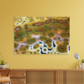 Toile Océan Jasper de couleur jaune (Insitu(Salon))