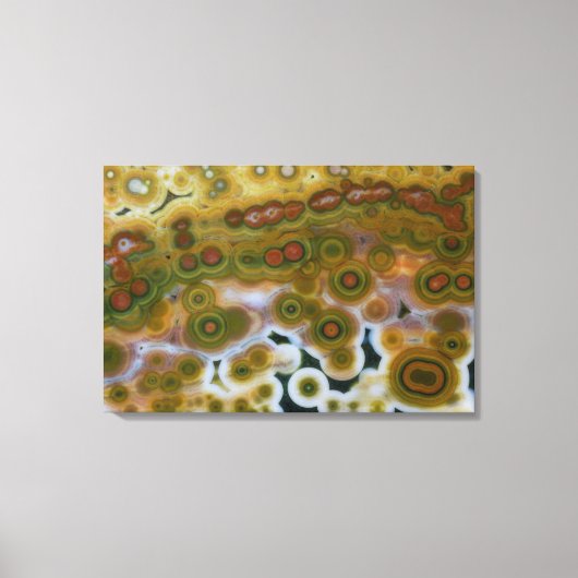 Toile Océan Jasper de couleur jaune (Recto)