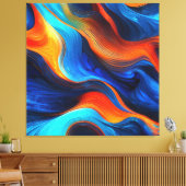 Toile Ocean Lava "Oceanforge" (Insitu(Salon))