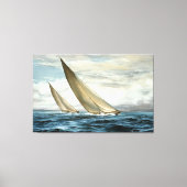 Toile Ocean Sailing Painting (Recto)