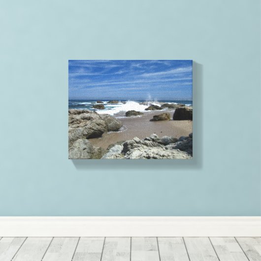 Toile Océan vivant (Insitu (Plancher de Bois))