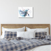 Toile Océane fille Nautique Surreal Peinture art (Insitu(Chambre))