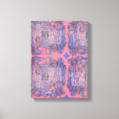 Toile Oceanic Geometry Abstract Wall Art (Recto)