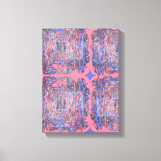 Toile Oceanic Geometry Abstract Wall Art