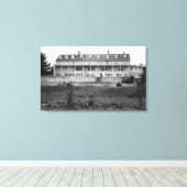 Toile Oceanlake, Oregon Vue de la maison Dorchester (Insitu (Plancher de Bois))