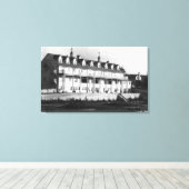 Toile Oceanlake, Oregon Vue sur le Dorchester Inn (Insitu (Plancher de Bois))